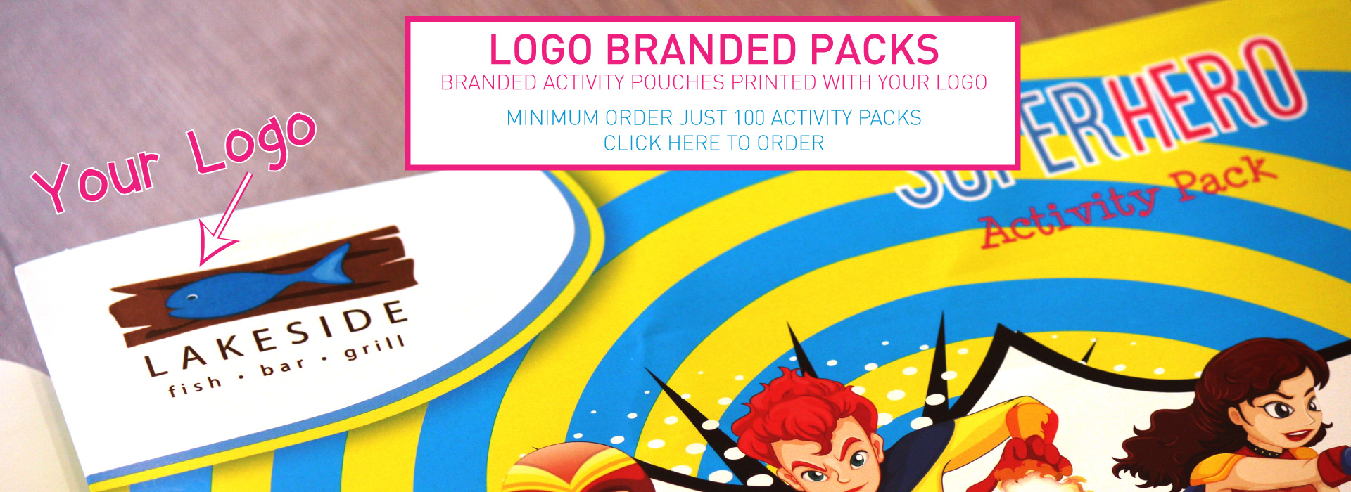 Logo Branded Activity Packs