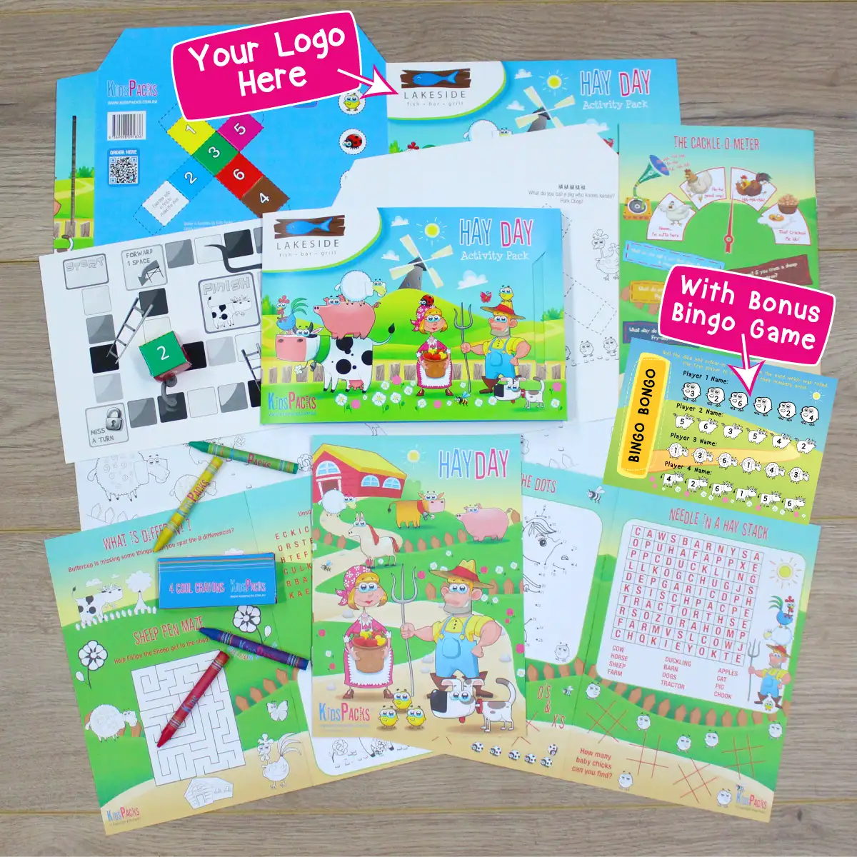 Logo Branded Hay Day Premium Activity Packs (100) - Image 2