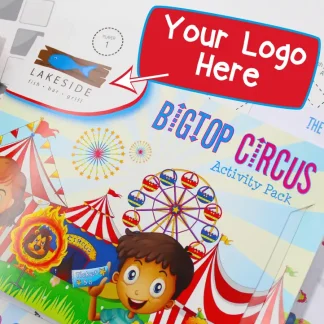 Logo Branded Circus Premium Activity Packs (100)