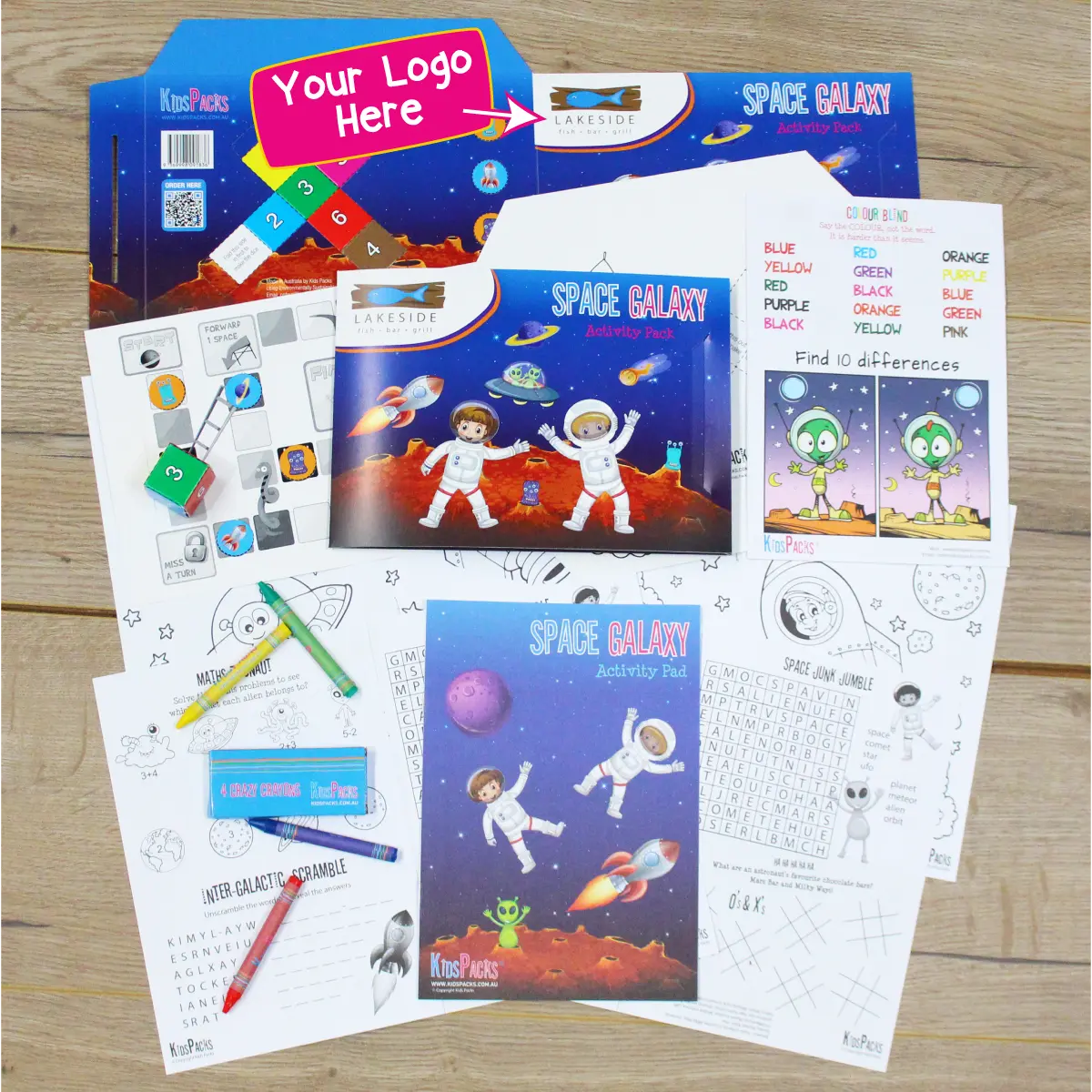 Logo Branded Space Galaxy Premium Activity Packs (100) - Image 2